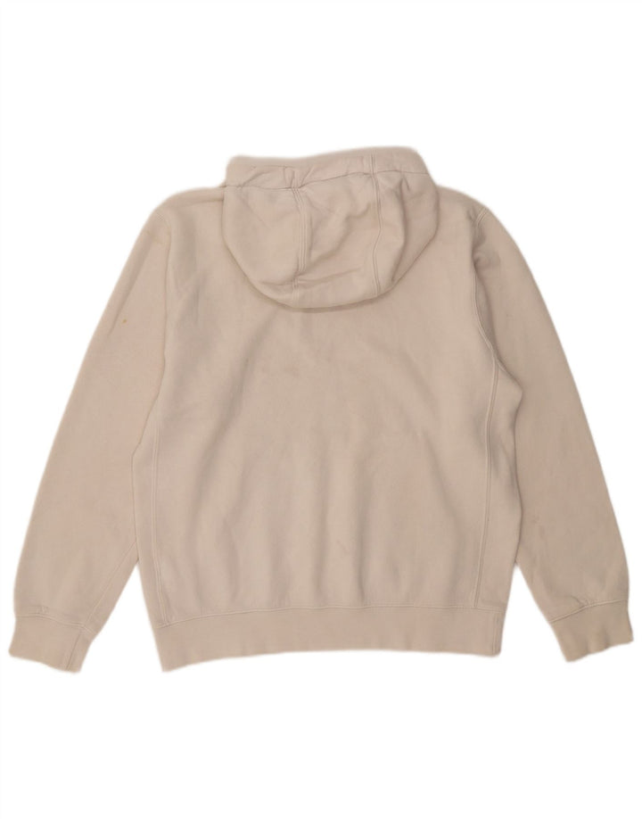 Nike Pull à capuche pour homme Petit coton blanc