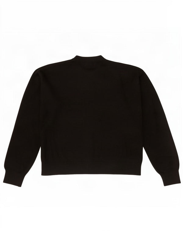 Marks & Spencer Pull Cardigan Femme UK 14 Moyen Noir Polyester