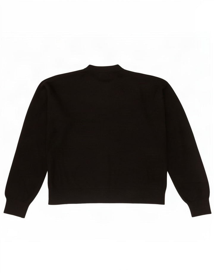 Marks & Spencer Pull Cardigan Femme UK 14 Moyen Noir Polyester