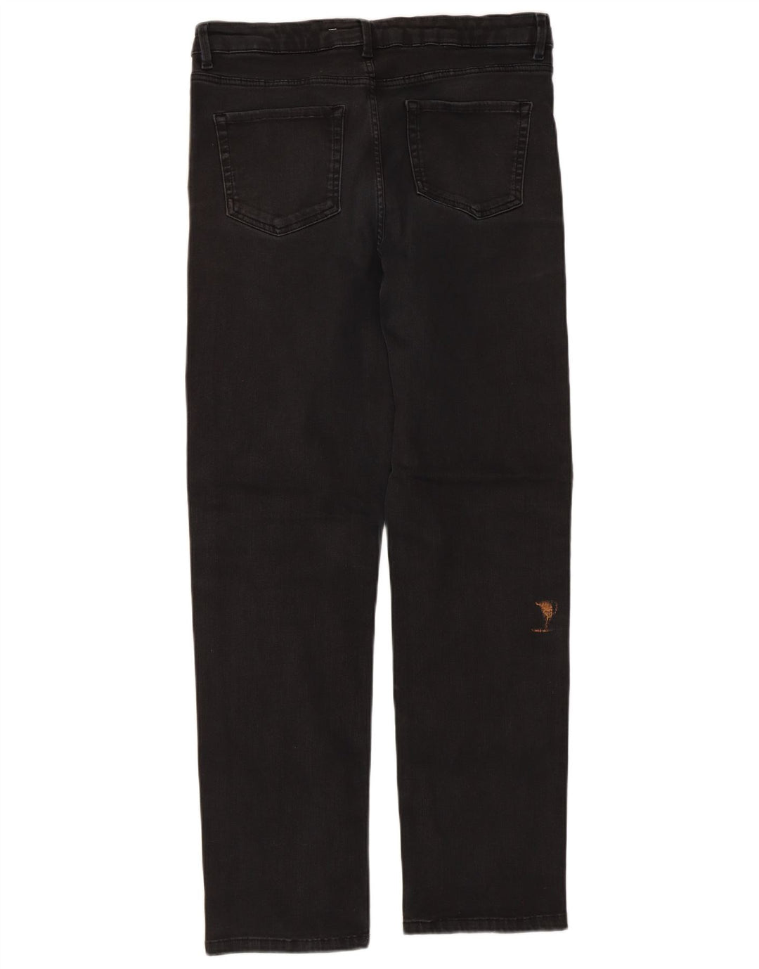 Marks & Spencer Jean droit régulier pour femme UK 16 Large W32 L30 Noir