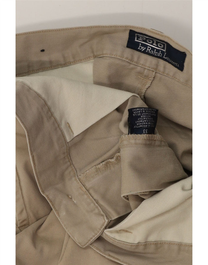 POLO RALPH LAUREN Short Chino Homme W33 Coton Beige Moyen