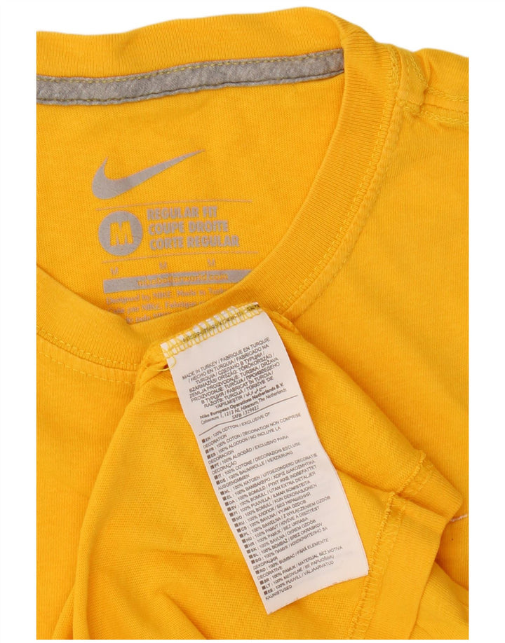 Nike Homme Coupe Regular Débardeur Jaune Moyen Coton