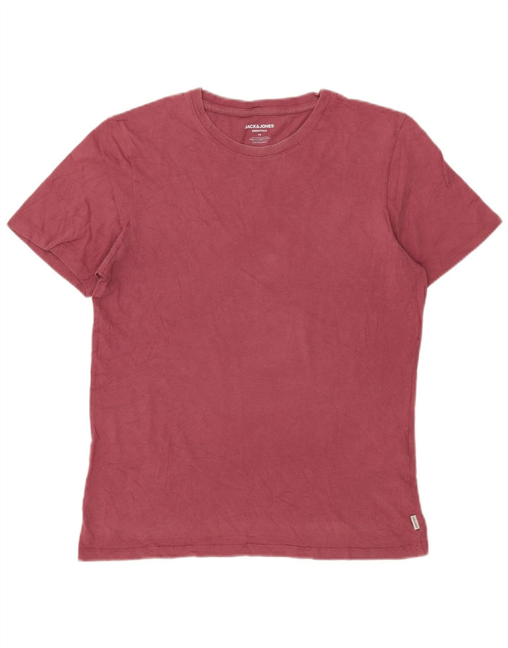 Jack & Jones T-Shirt Homme Rose Moyen Coton