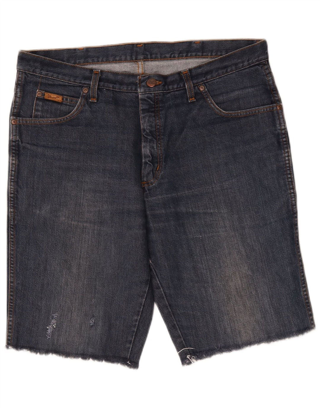 Wrangler Mens Denim Shorts W36 Large Blue