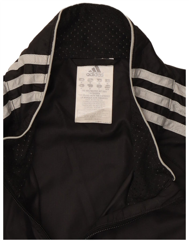 Adidas Veste de pluie pour homme UK 38 Medium Noir Polyester
