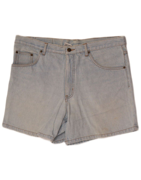 Short en Denim Vintage pour hommes IT 54 2XL W38 coton bleu