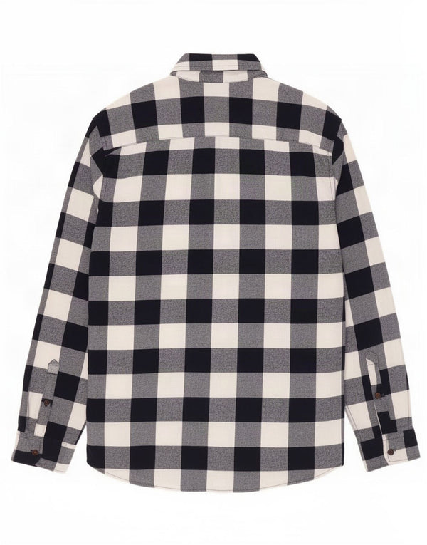 Jack & Jones Chemise Flanelle Homme XL Bleu Marine Vichy Coton