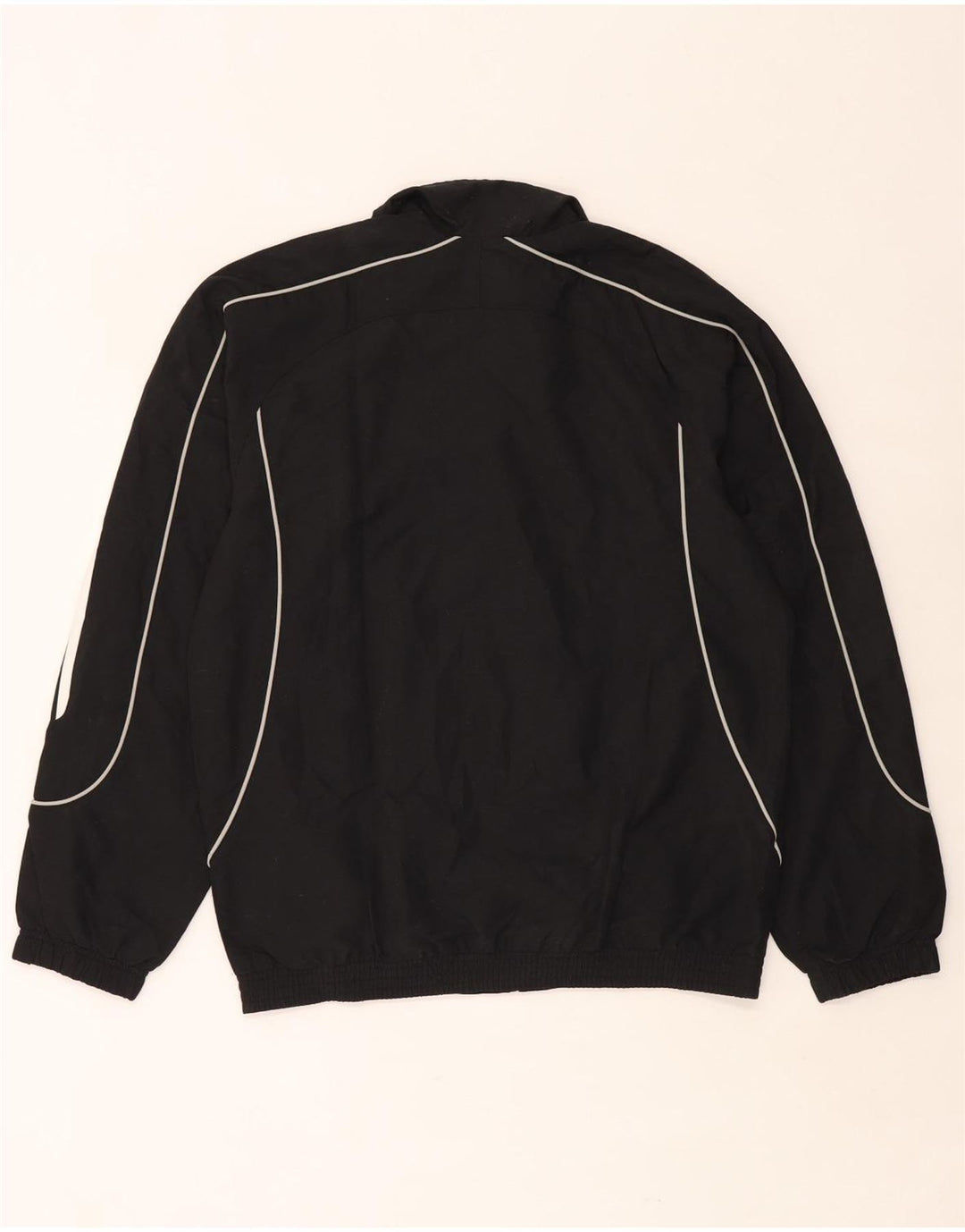Adidas Veste de survêtement pour homme UK 36/38 Petit Noir Polyester