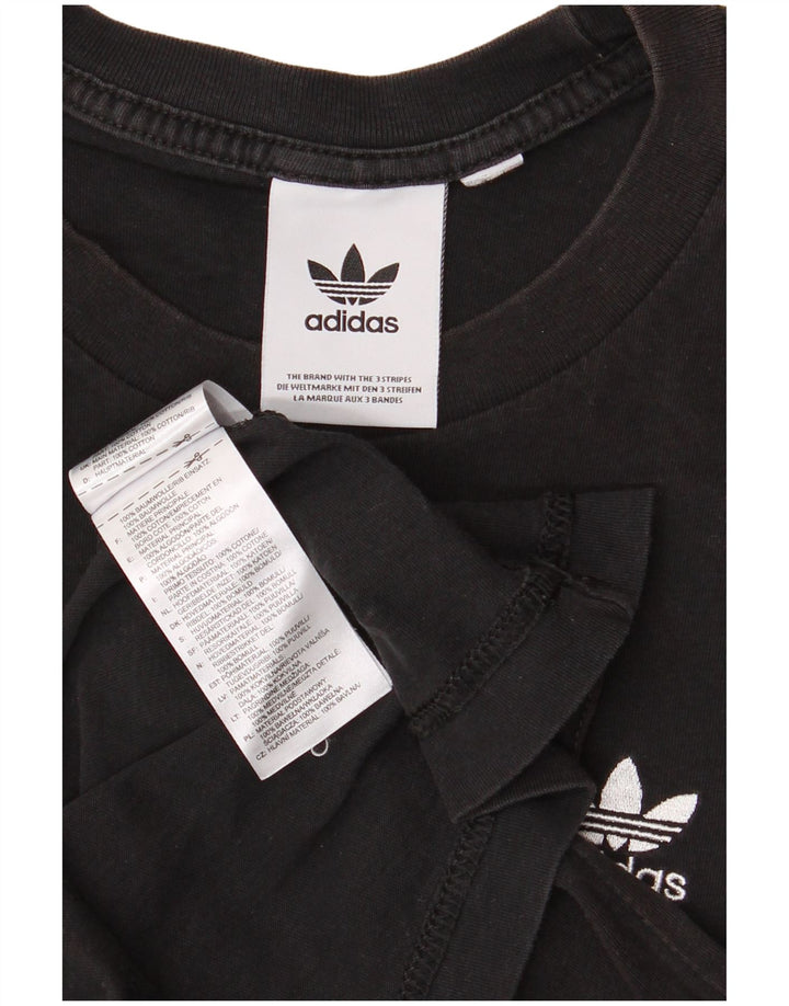 ADIDAS T-Shirt Homme Haut Petit Coton Noir