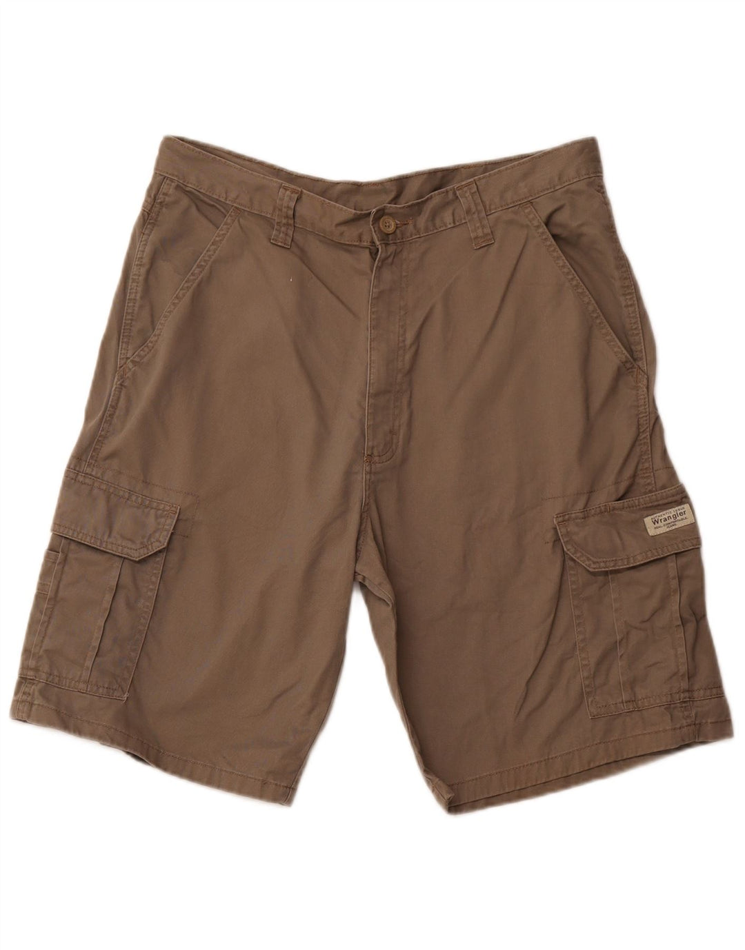 WRANGLER Short Cargo Homme W34 Grand Coton Marron