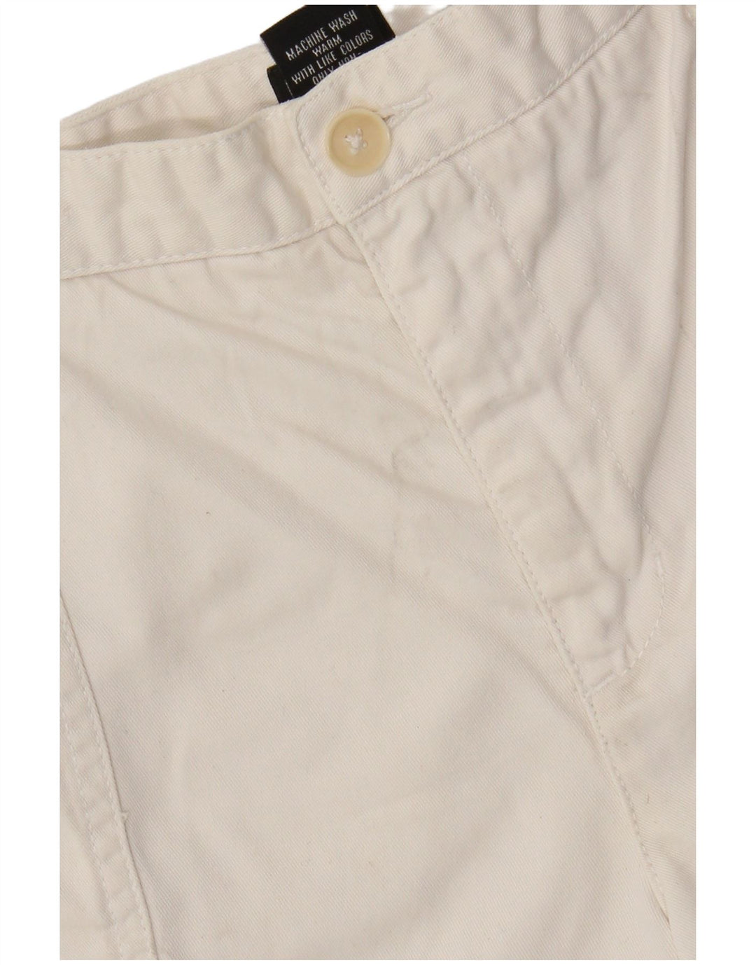 Calvin Klein Short Chino Femme US 6 Medium W28 Coton Blanc Cassé
