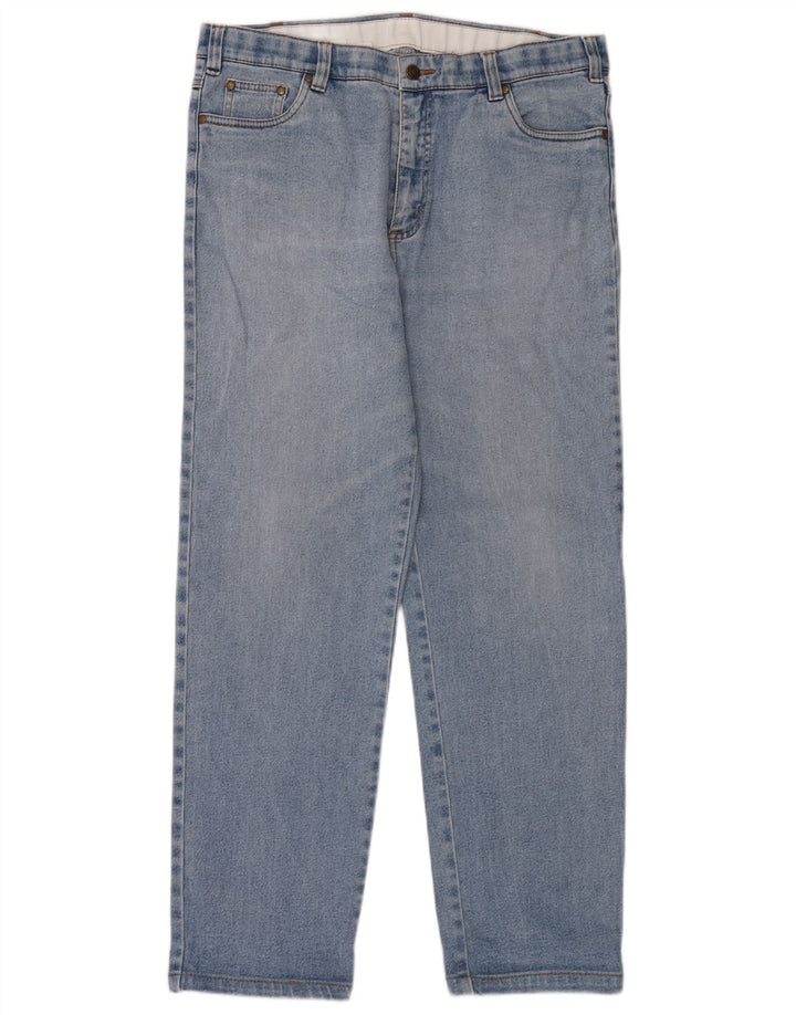 Jean droit homme vintage W36 L32 coton bleu
