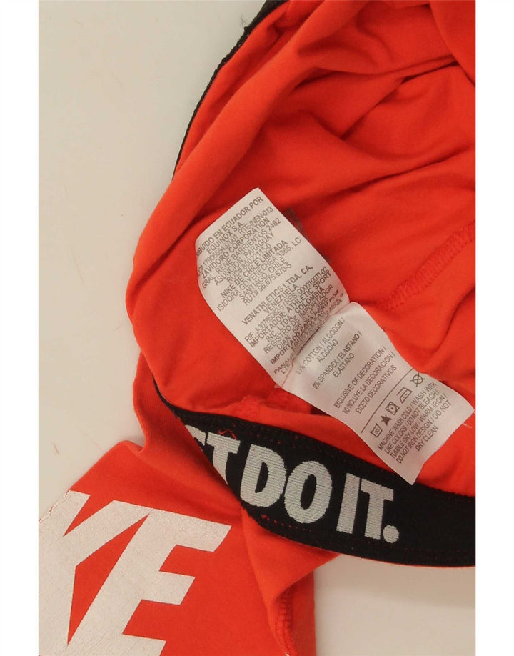 Nike Legging graphique pour femme UK 8 Petit coton orange