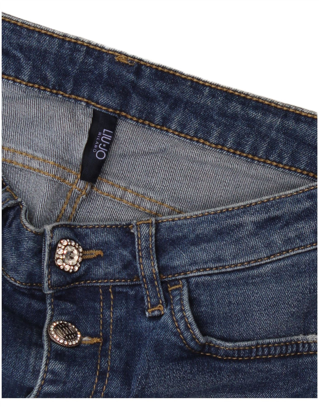 Liu Jo Jean Slim Femme W28 L25 Bleu