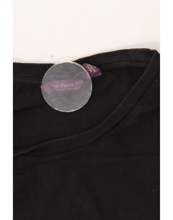 TED BAKER T-Shirt graphique pour hommes taille 6 2XL noir