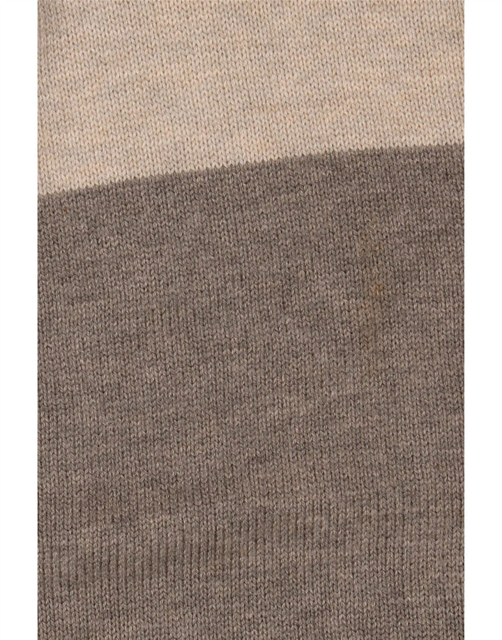 MARKS & SPENCER Pull à col rond pour homme, grand color block, gris