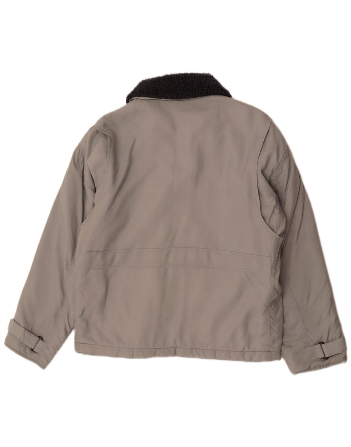 Caterpillar Veste coupe-vent pour homme UK 38 Gris moyen Colourblock
