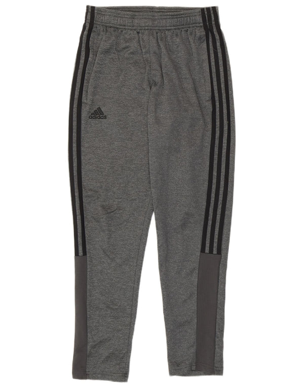 Adidas Pantalon de Survêtement Climawarm Garçon 11-12 Ans Gris Polyester