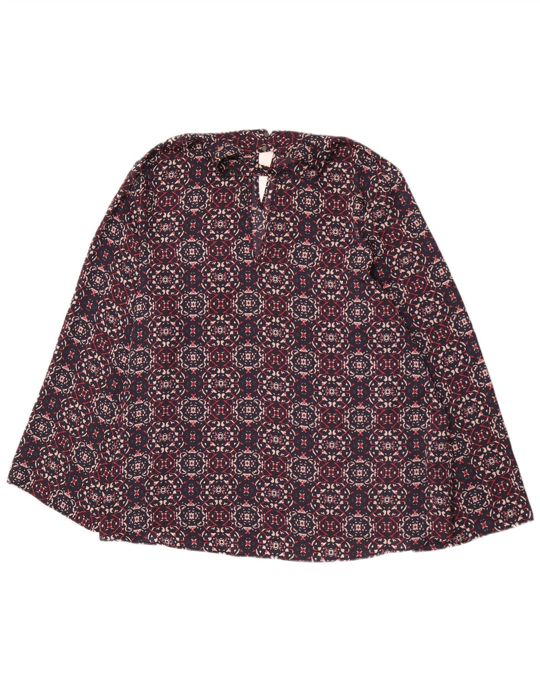 Marks & Spencer Chemisier à motif abstrait pour femme UK 22 3XL Bleu marine