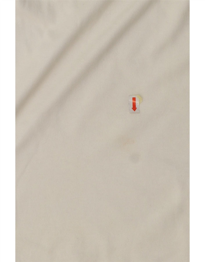 ADIDAS T-Shirt Homme Blanc Moyen Coton