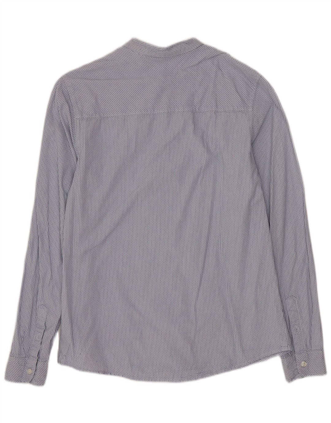 BENETTON Chemise Garçon 13-14 ans 3XL Bleu Carreaux Coton