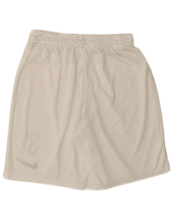 Nike Short de sport Dri Fit Graphic pour homme en polyester blanc Taille L
