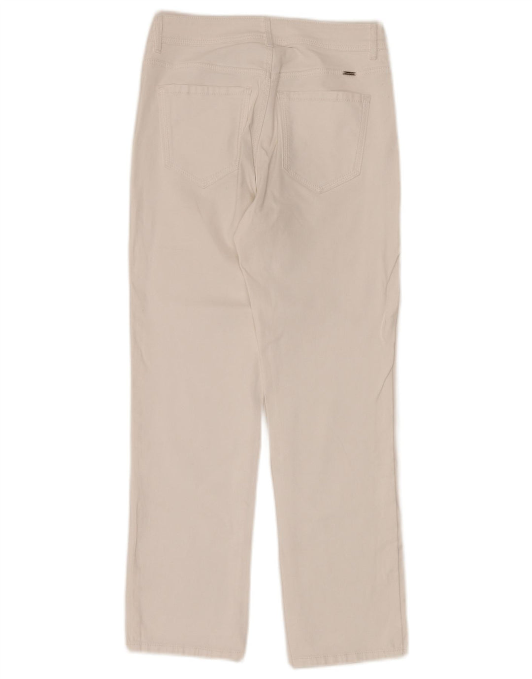 Massimo Dutti Jean droit pour femme EU 36 XS W26 L26 Blanc