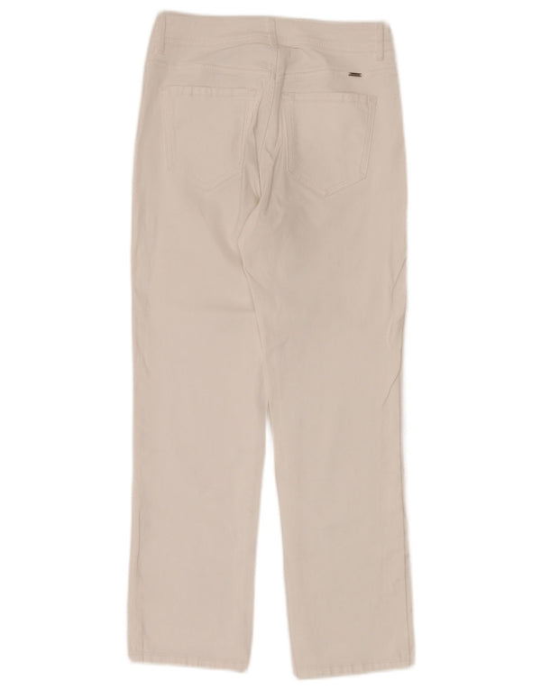 Massimo Dutti Jean droit pour femme EU 36 XS W26 L26 Blanc
