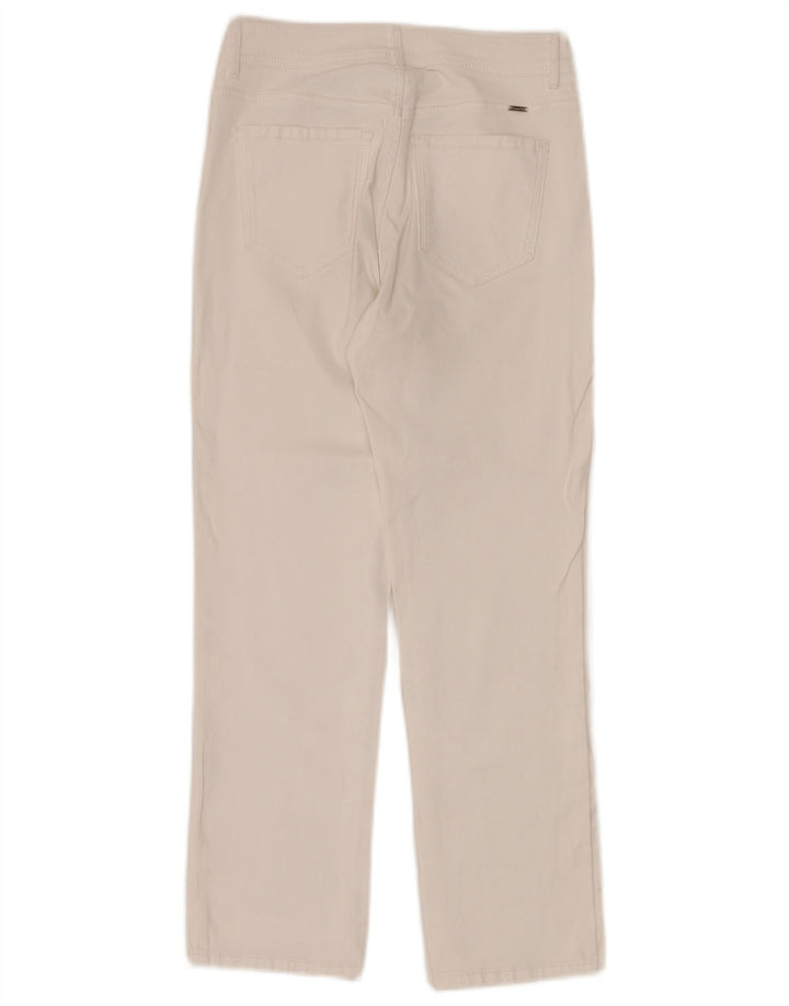 Massimo Dutti Jean droit pour femme EU 36 XS W26 L26 Blanc