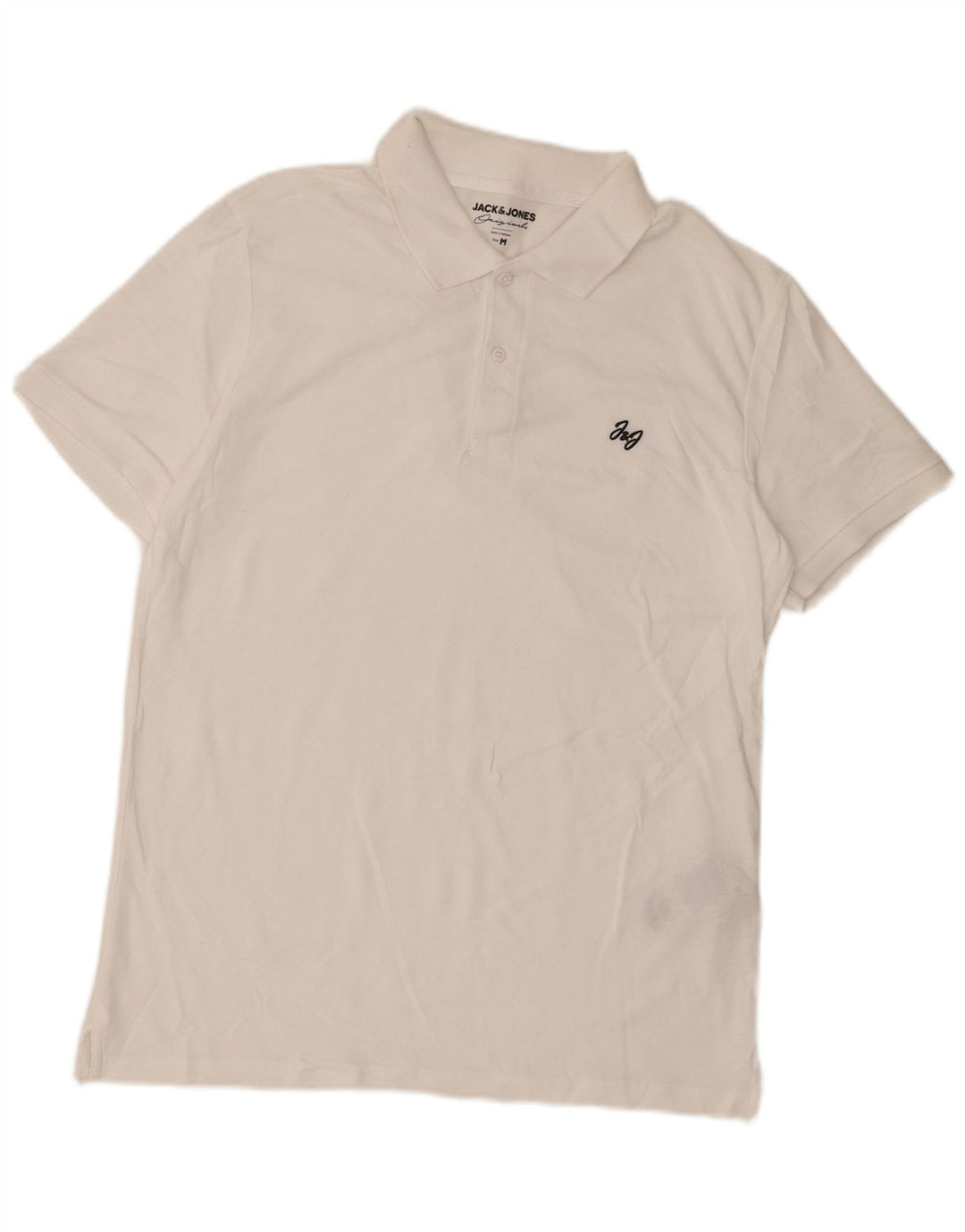 JACK & JONES Polo Homme Blanc Moyen Coton