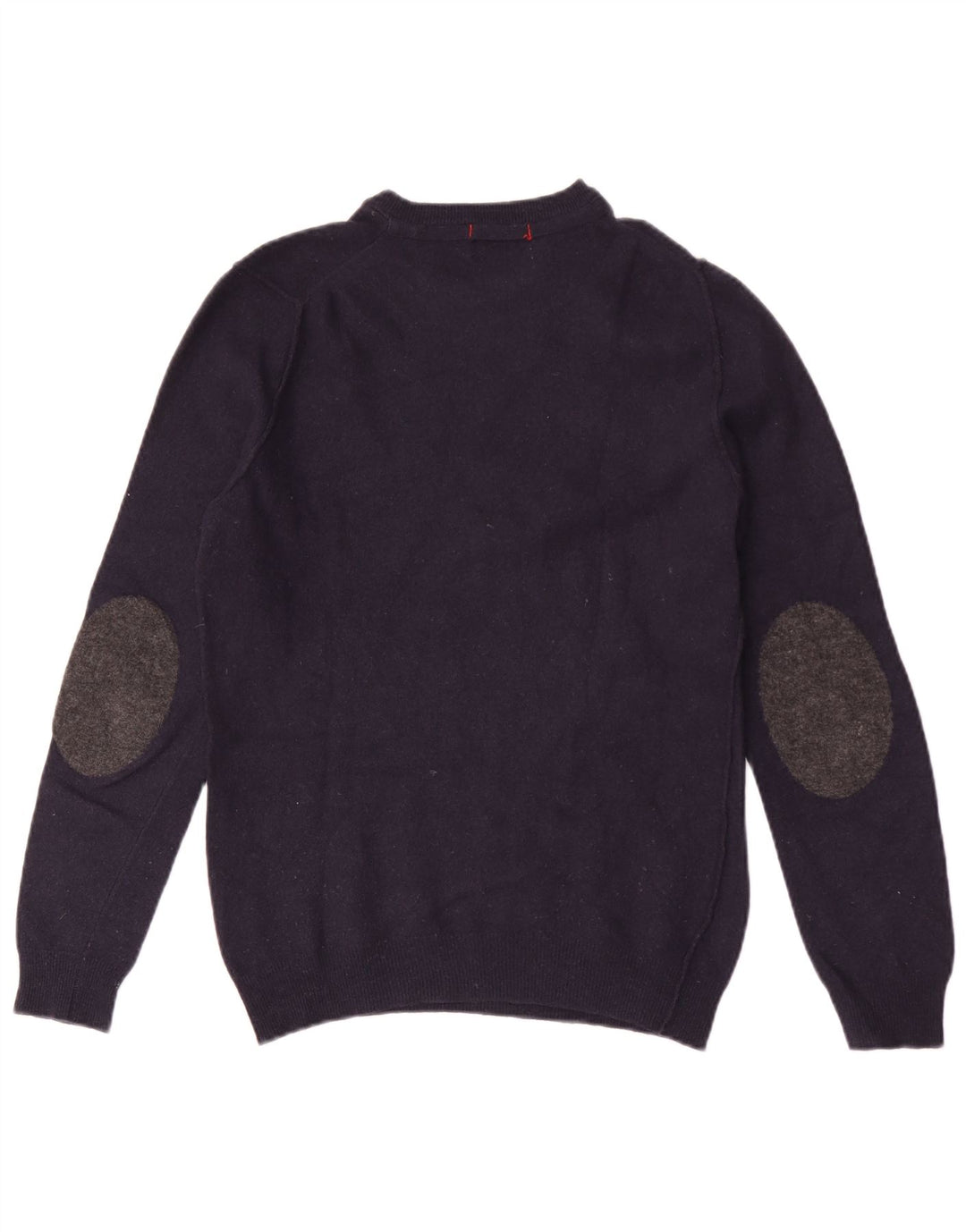 Woolrich Pull à col rond pour homme en laine bleu marine Small