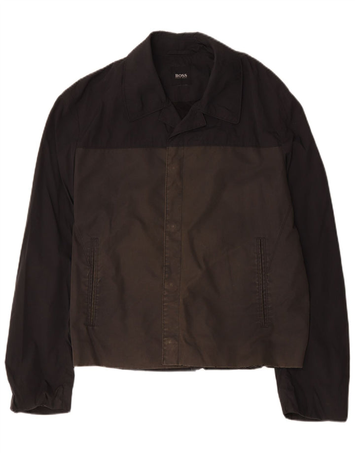 Hugo Boss Veste Bomber Homme UK 38 Medium Noir Colourblock