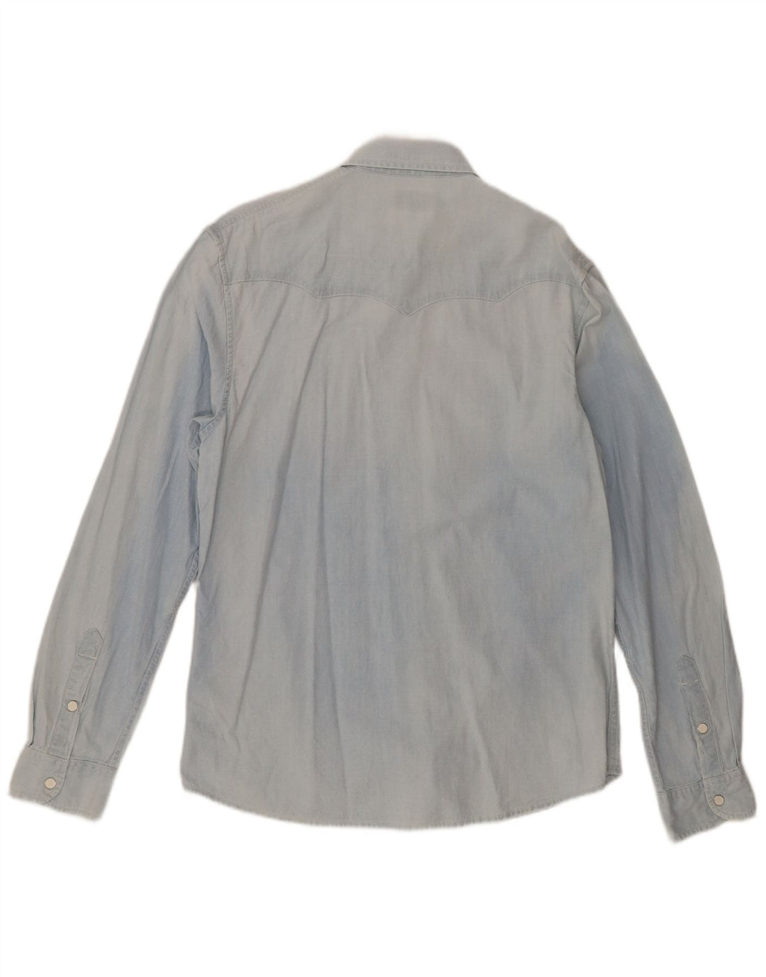 Wrangler Chemise Regular Homme Bleu Moyen Coton