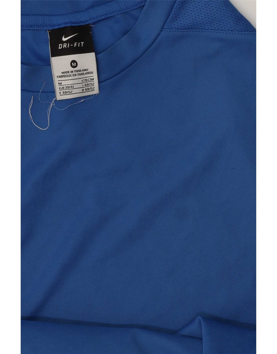 Nike Hommes Dri Fit T-Shirt Haut UK 39/41 Bleu Moyen