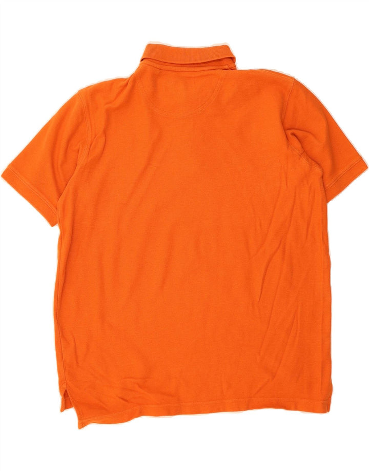 TIMBERLAND Mens Polo Shirt Medium Orange Cotton Vintage Timberland and Second-Hand Timberland from Messina Hembry 
