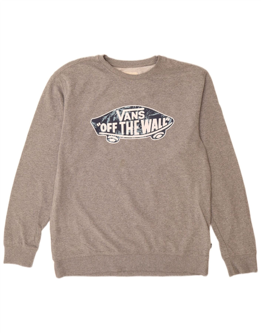 Vans Sweat-shirt graphique pour homme XL Gris Coton