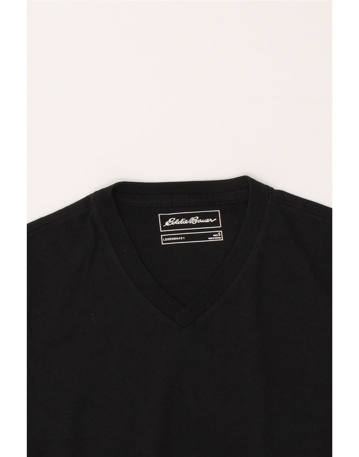 EDDIE BAUER Mens T-Shirt Top Small Black Cotton Vintage Eddie Bauer and Second-Hand Eddie Bauer from Messina Hembry 