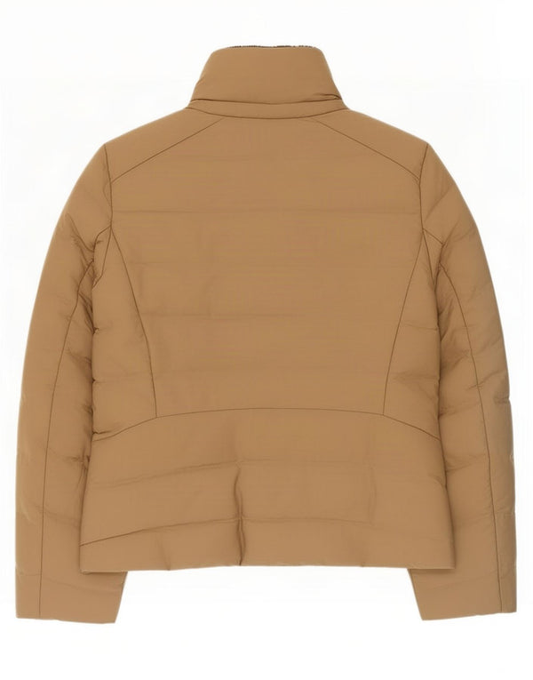 Zara Veste matelassée Sherpa pour femme UK 20 2XL Beige Polyester