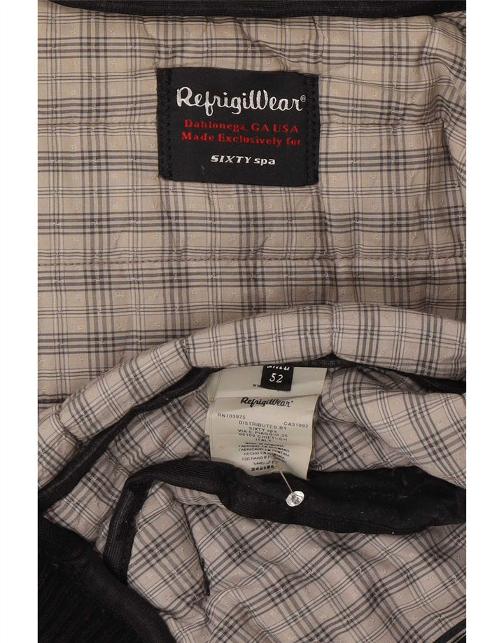 Refrigiwear Veste matelassée à capuche pour homme IT 52 Large Bleu Marine Polyester