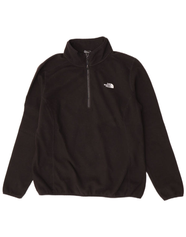 The North Face Pull polaire à col zippé pour femme UK 18 XL Noir Polyester