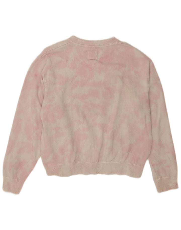 Billabong Sweat-shirt graphique pour femme UK 14 Rose moyen Tie Dye