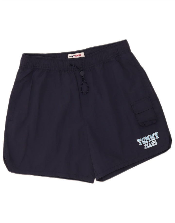 Tommy Hilfiger Short de Bain Graphique Homme Petit Bleu Marine Polyamide