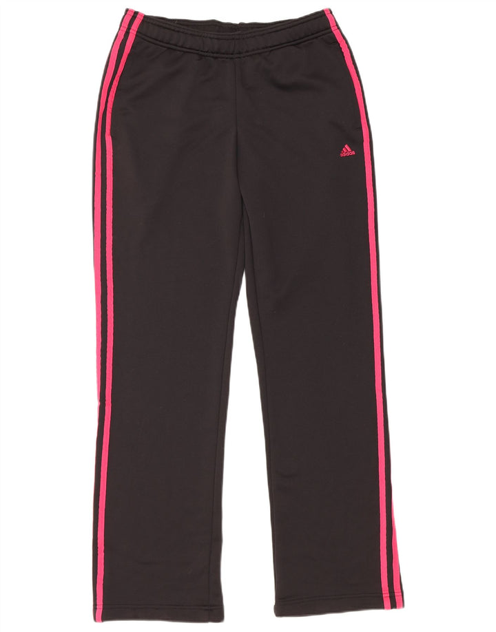 ADIDAS Pantalon de survêtement pour femme UK 8/10 Small Noir Polyester