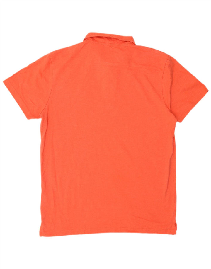 Weird Fish Polo Homme Orange Moyen Coton