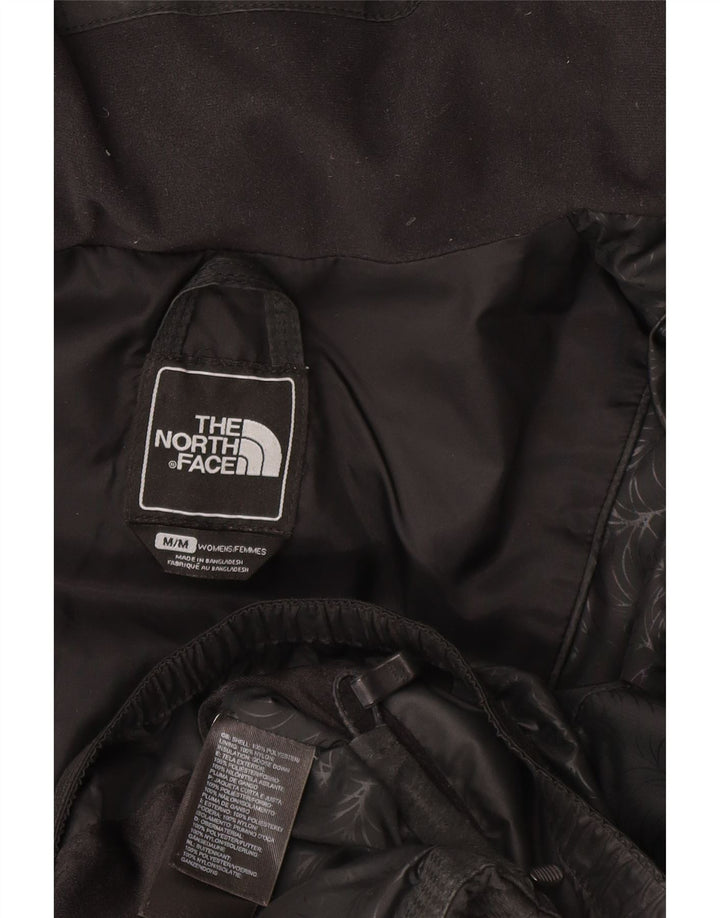 The North Face Veste rembourrée à capuche pour femme UK 14 Medium Noir Polyester