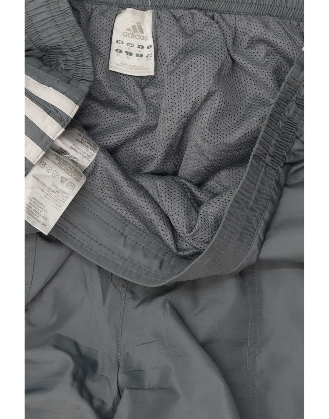 ADIDAS Pantalon de survêtement pour femme Joggers UK 14 Large Gris Polyester
