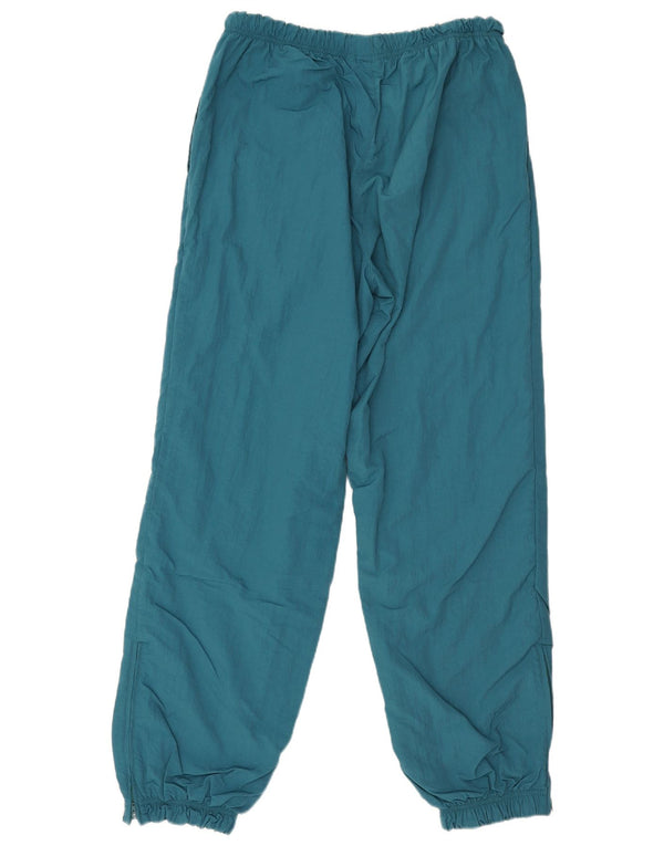 vintage Mens Survêtement Pantalon Joggers Grand Turquoise Polyamide