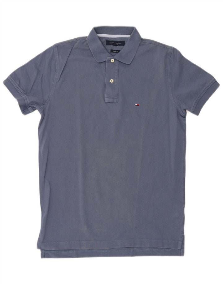 Tommy Hilfiger Polo coupe classique pour homme, petit bleu