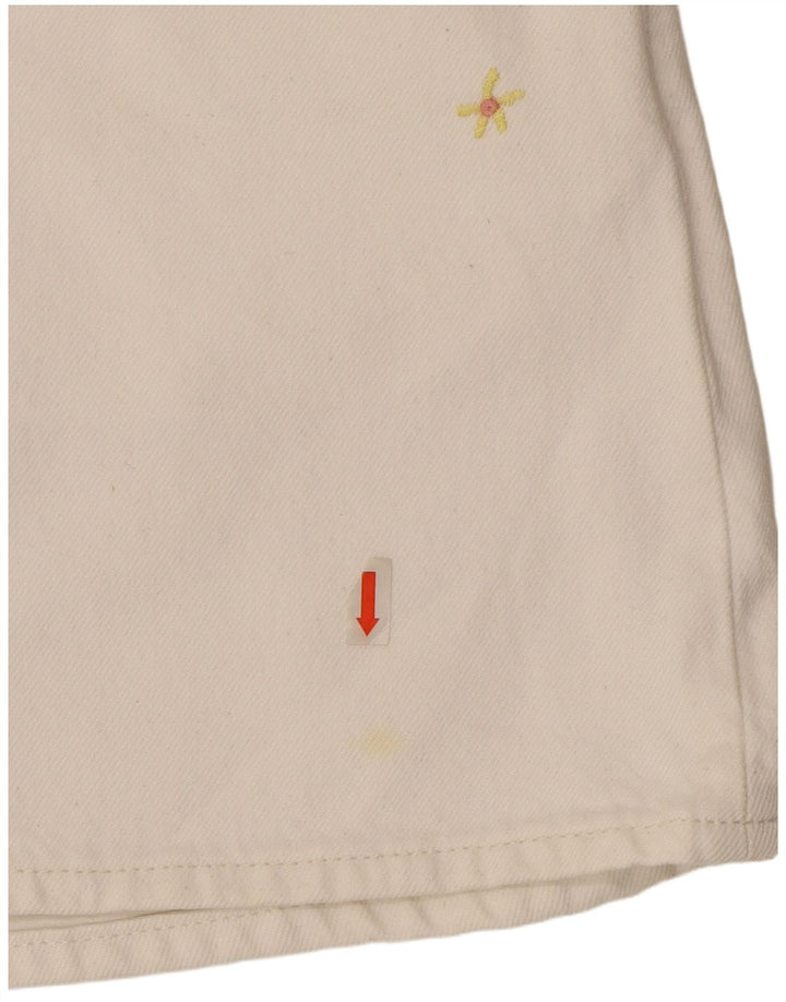 Levi's Jupe en Jean W27 Small Blanc Coton Femme