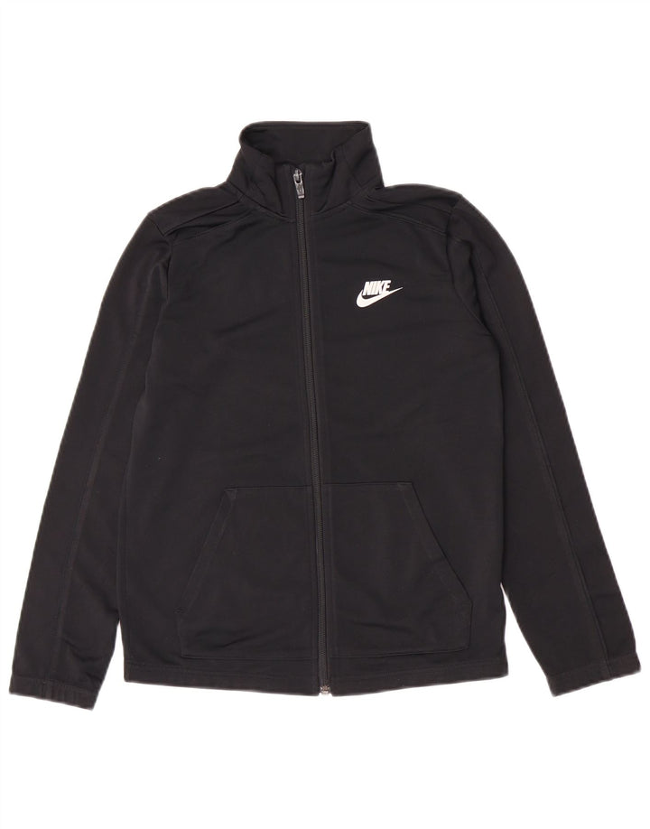Veste de survêtement Nike garçon 10-11 ans noir moyen polyester